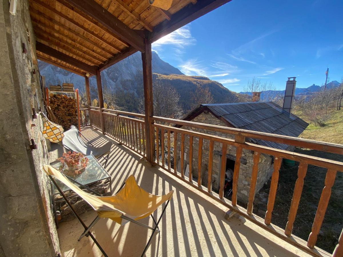 Chalet Miel De La Cayolle-Estenc Entraunes Bagian luar foto